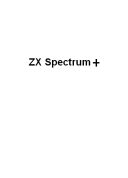 ZX Spectrum+ User guide