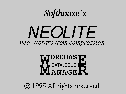 Neolite catalogue loading screen